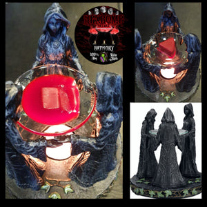 Mother, maiden and crone wax burner and bathory duo