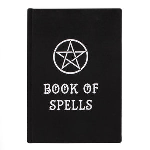 Book of spells velvet notebook book