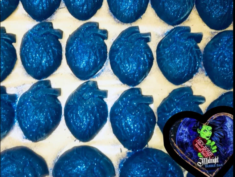 Anatomical Hexxed Hearts Bubble Bar (6 Choices Available)