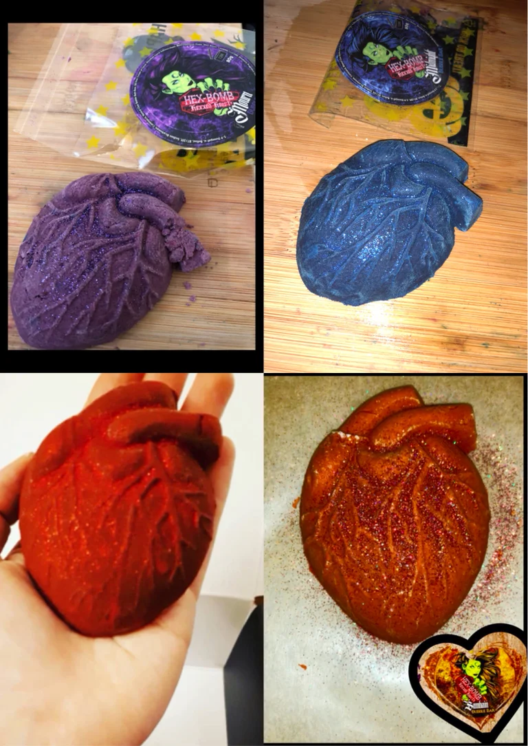 Anatomical Hexxed Hearts Bubble Bar (6 Choices Available)